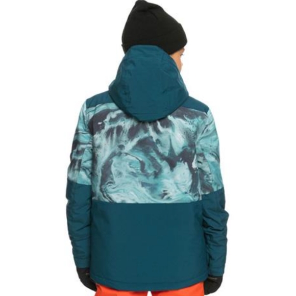QUIKSILVER NEW Mission Print Block Technical Snow Jacket - Picture 7 of 9